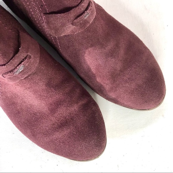 DV by Dolce Vita | Purple Suede Ankle Boots Booties 7.5 - Picture 4 of 16